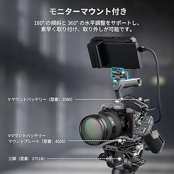 justtakingoff 様用 Amazon | SmallRig Sony対応 Alpha 7R V用/Alpha 7 IV用/Alpha