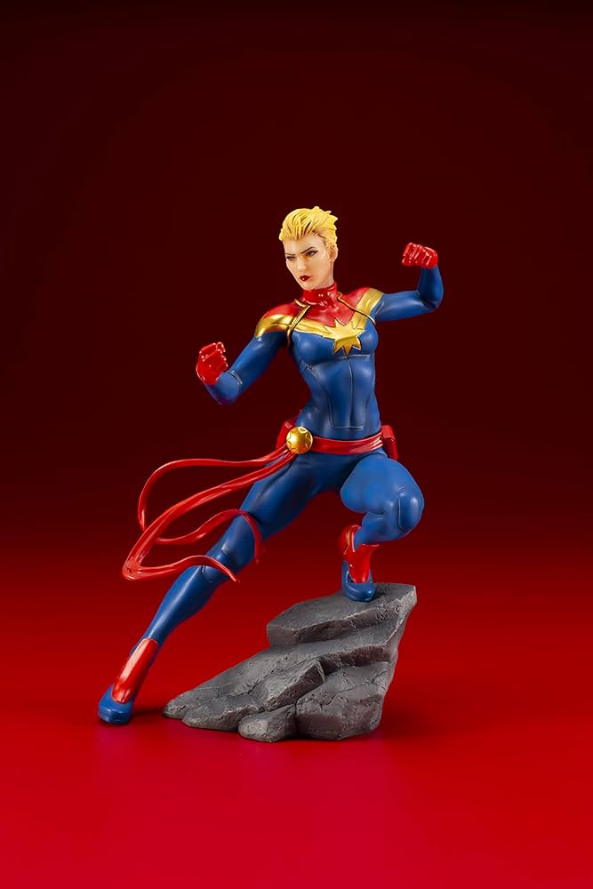 キャプテン・マーベル フィギュア　コトブキヤ MARVEL美少女 キャプテン・マーベル 1/7 完成品フィギュア