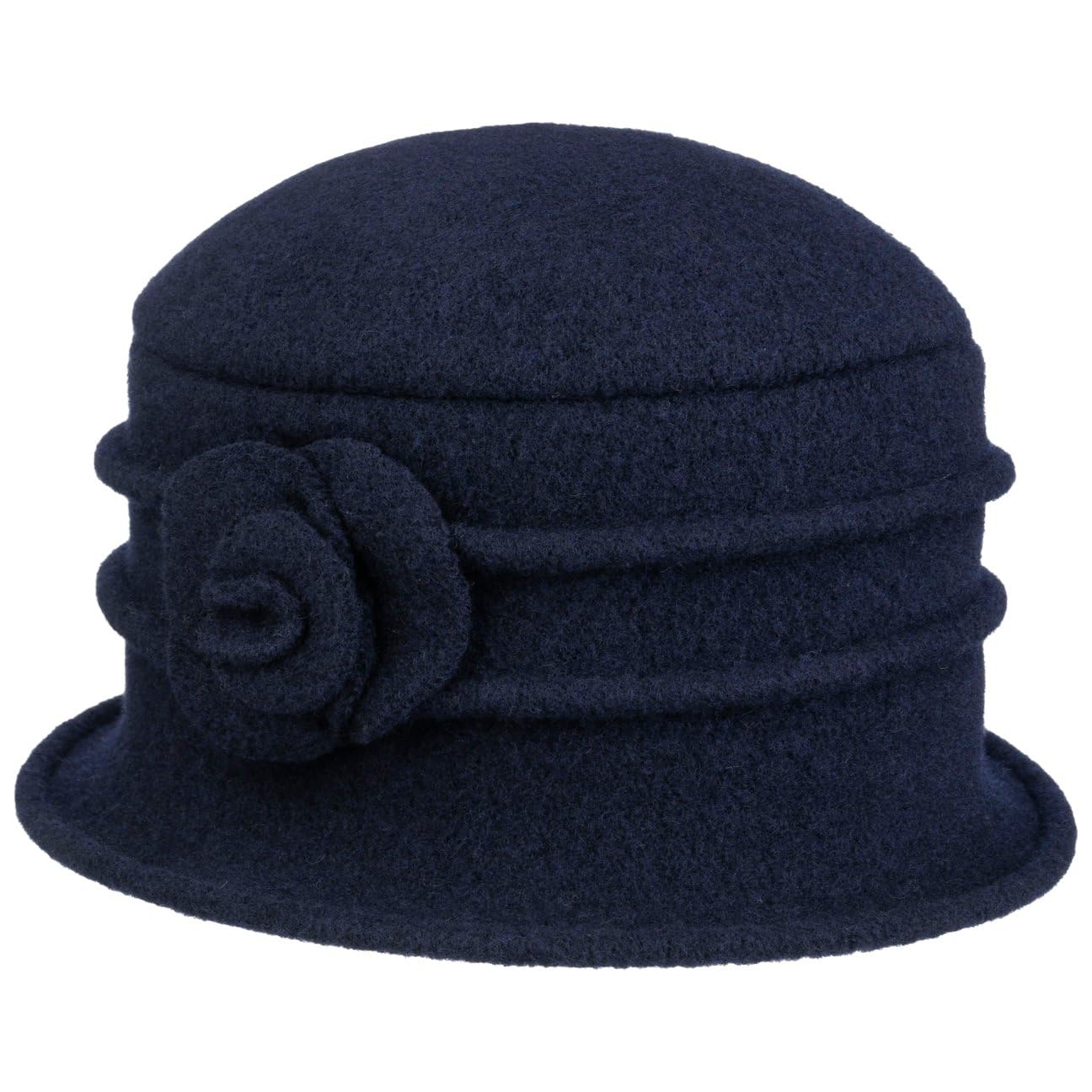 Seeberger Sombrero de Lana Hervida Beata Mujer - Cloche Invierno otoño/Invierno