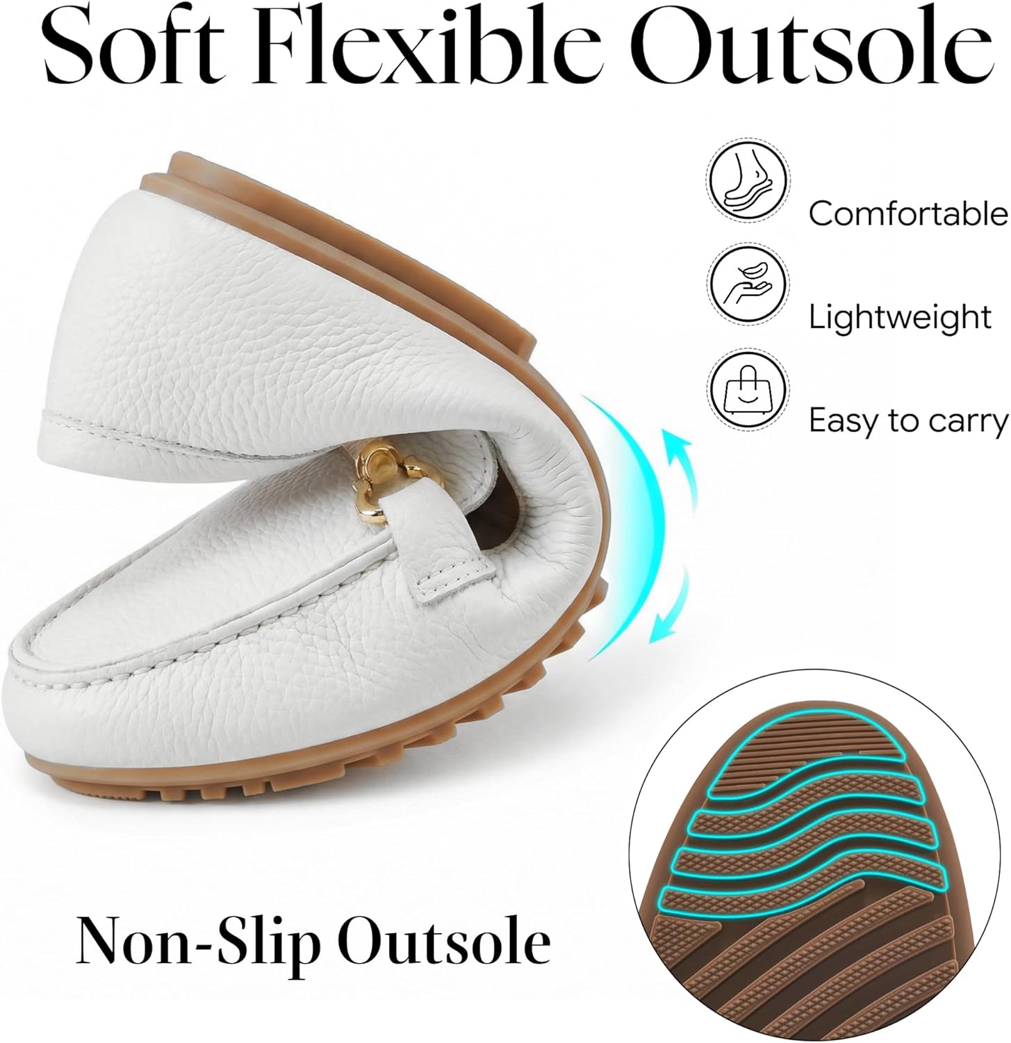 HARENCE Loafers for Women Comfortable Slip On Business Work Flats Shoes Casual Driving Moccasins Penny Loafer - Image 6