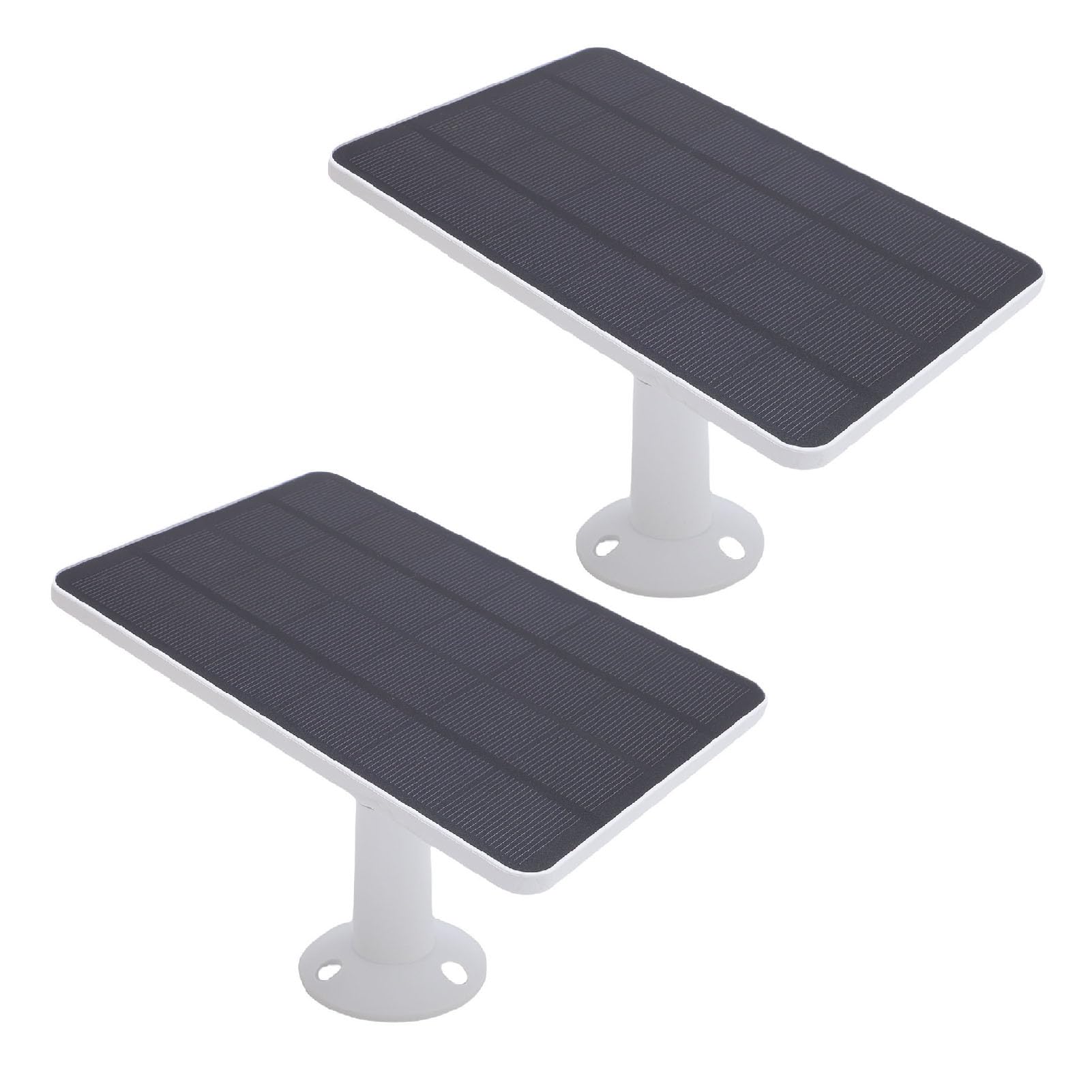 Yctze Campanello con Batteria a Pannello Solare da 10 W - Pannello Solare con Staffa e Cavo da 9,8 Piedi - Compatibile con Videocitofono 2, 3 e 4 - Ricarica e Installazione Efficienti
