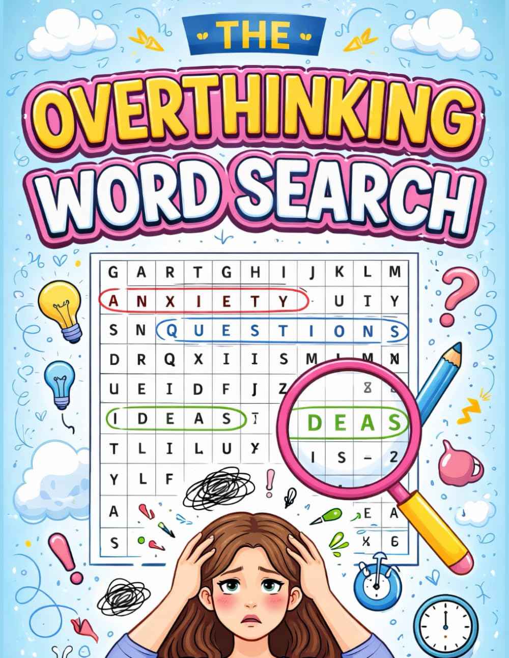 The Overthinking Word Search: 100 Calm Puzzles for a Busy Mind
