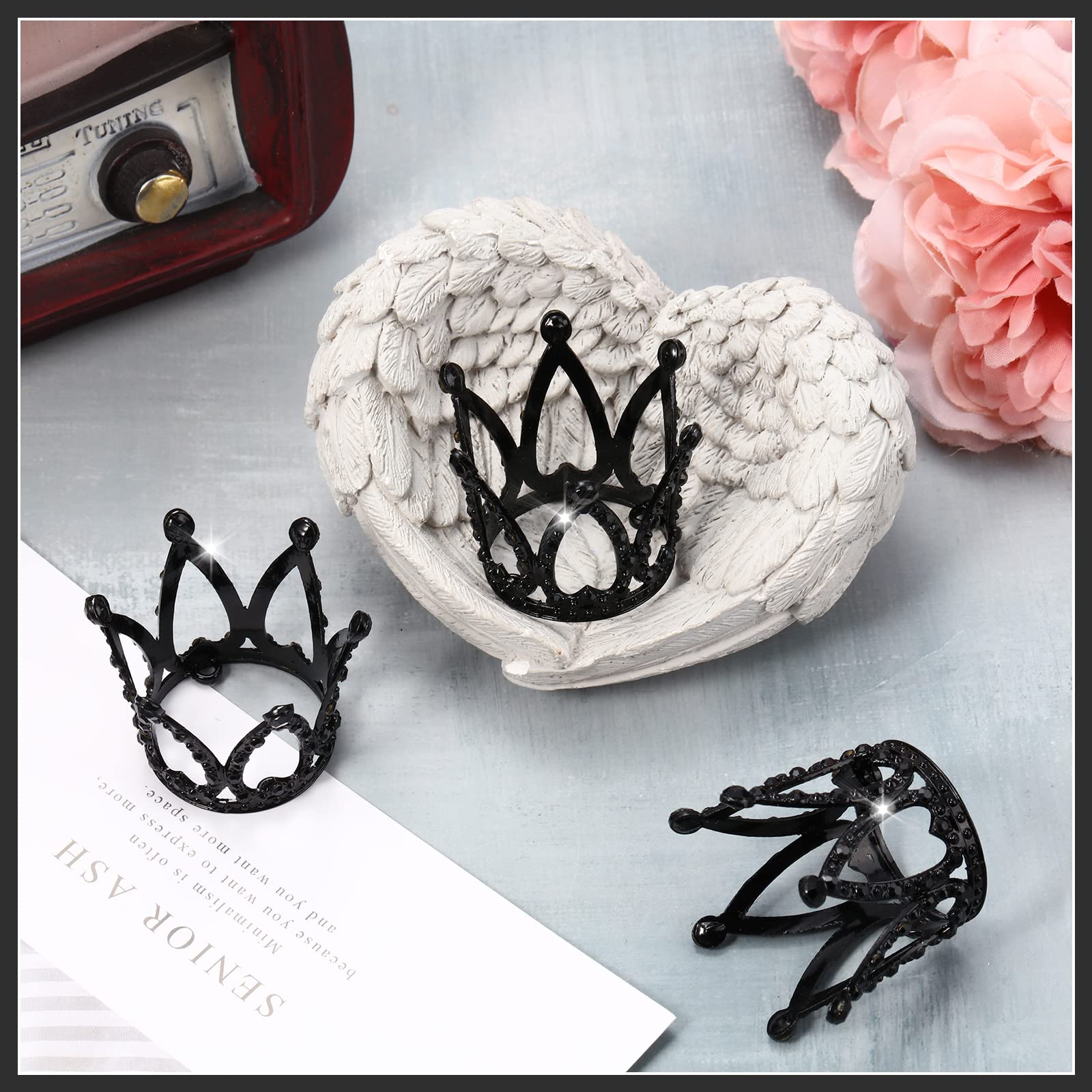 Minecraft Cupcake Toppers 12 Pcs Crown Cake Topper, Mini Crown Queen ...