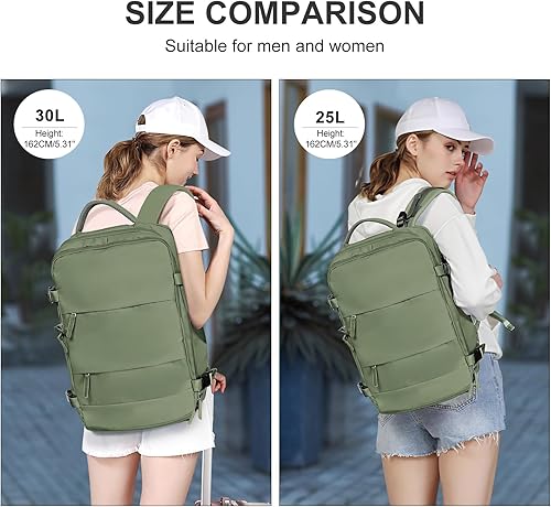 Miniatura 317 de coowoz Mochila de viaje grande para mujeres y hombres,Mochila de transporte,Mochila de senderismo impermeable para deportes al aire libre, Azul, 45