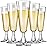 SUREHOME Plastic Champagne Flutes Disposable Champagne Glasses 20 Pack 5 Oz Clear Plastic Mimosa Glasses Acrylic Wedding Toasting Cups for New Years Eve Party Supplies 2026 Christmas Bar Cocktail Cups
