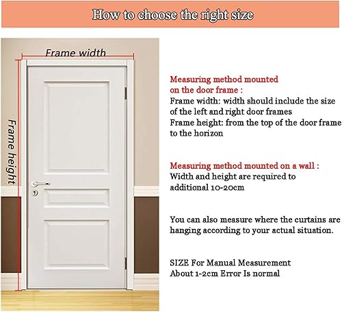 Miniatura 6 de Cortina de puerta con aislamiento térmico, pantalla de cubierta de puerta de invierno, manta insonorizada, cortinas de privacidad, tapiz resistente