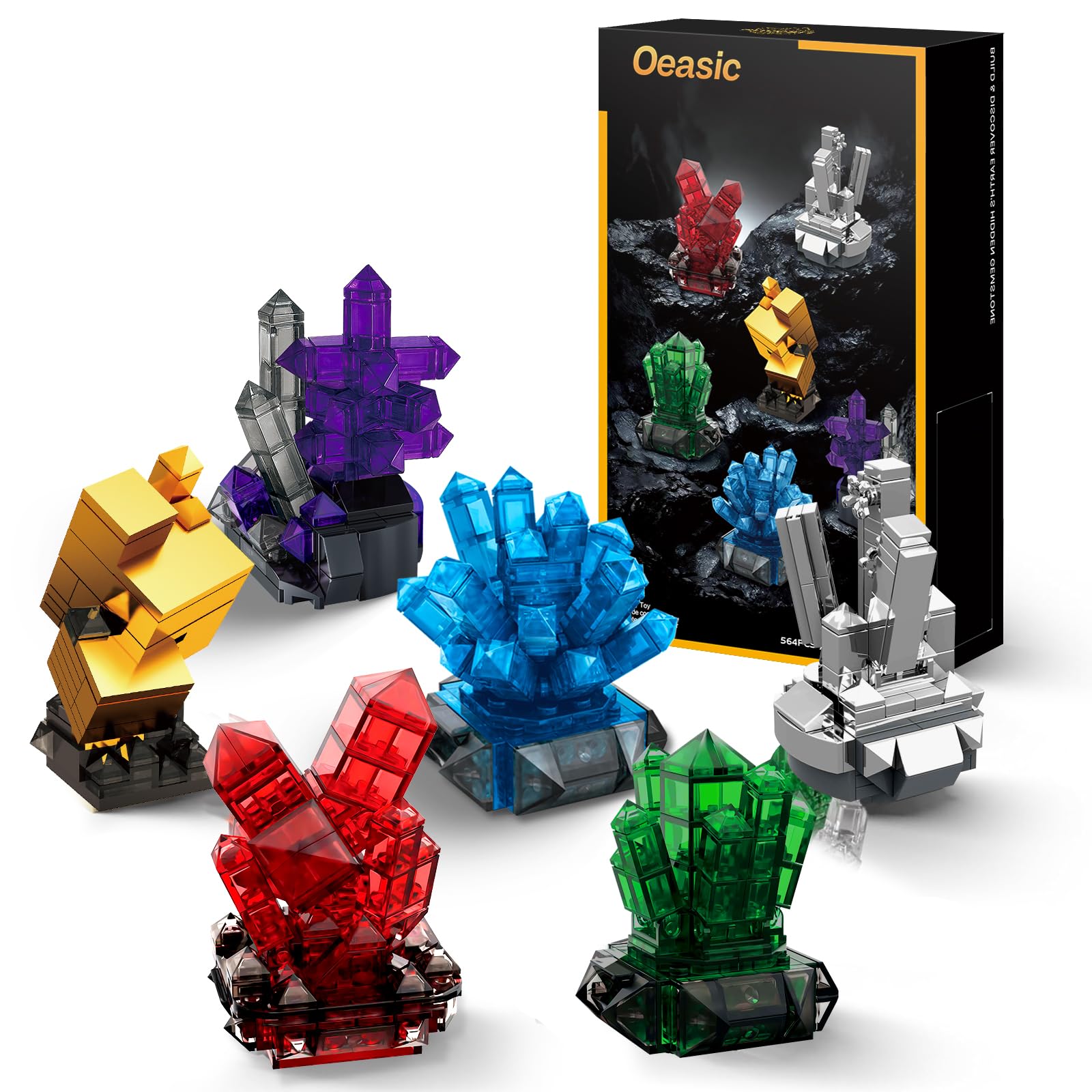 Amazon.com: Oeasic Crystal Building Kit for Mom Women, 564PCS