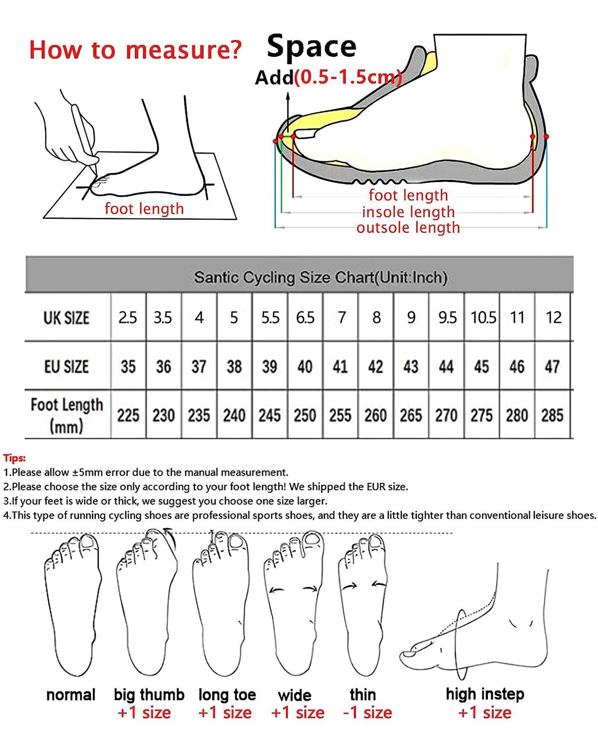 Hixingo Zapatos de Ciclismo para Hombres Carretera Mujeres Zapatos de montar en Carretera y Montaña, Goma Suela Zapatos de Bicicleta sin Bloqueo 36-47 EU