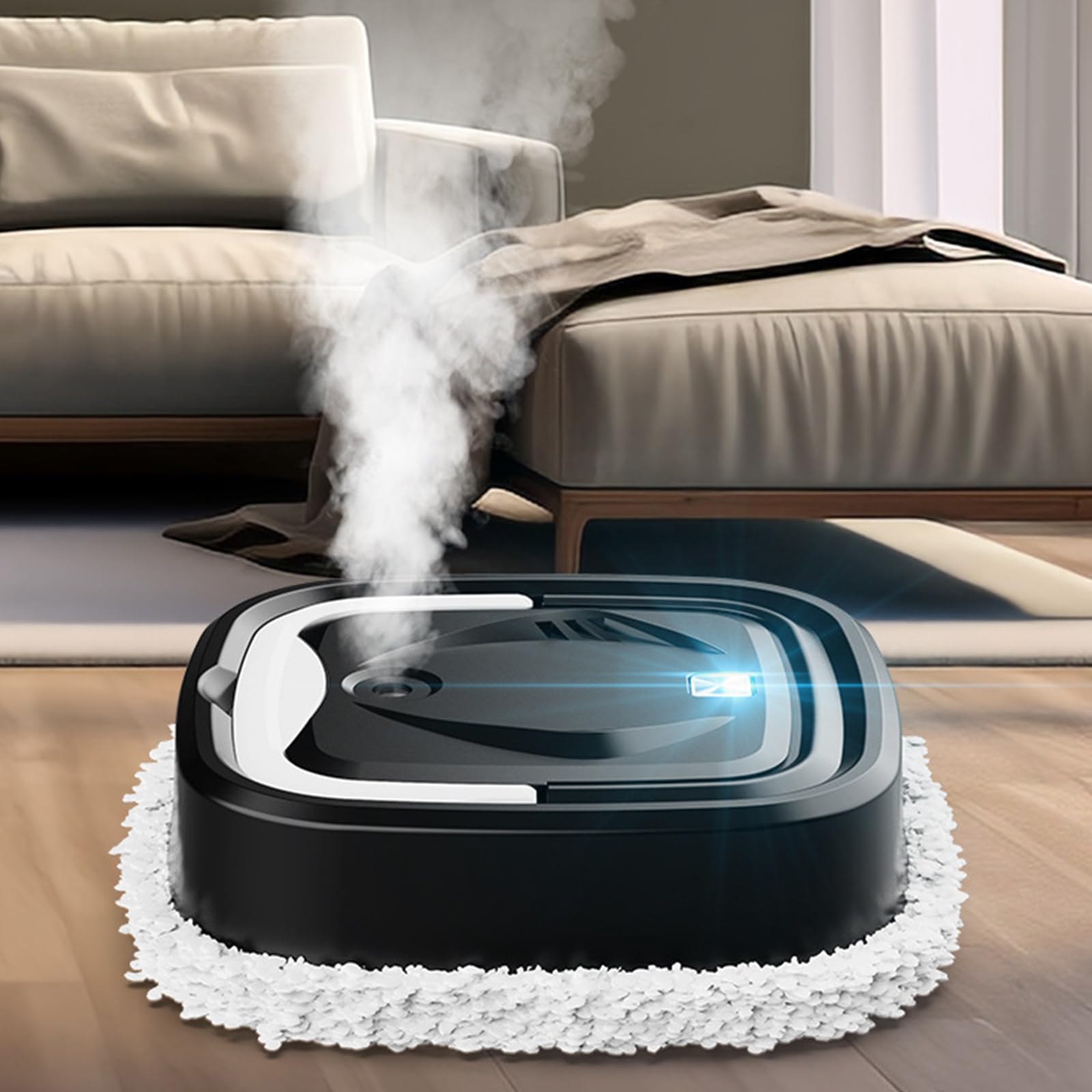 Efficient Sprays Technology Robot Mop adatto per la pulizia uniforme su pavimenti in legno suono a basso decibel e design sottile macchina silenziosa