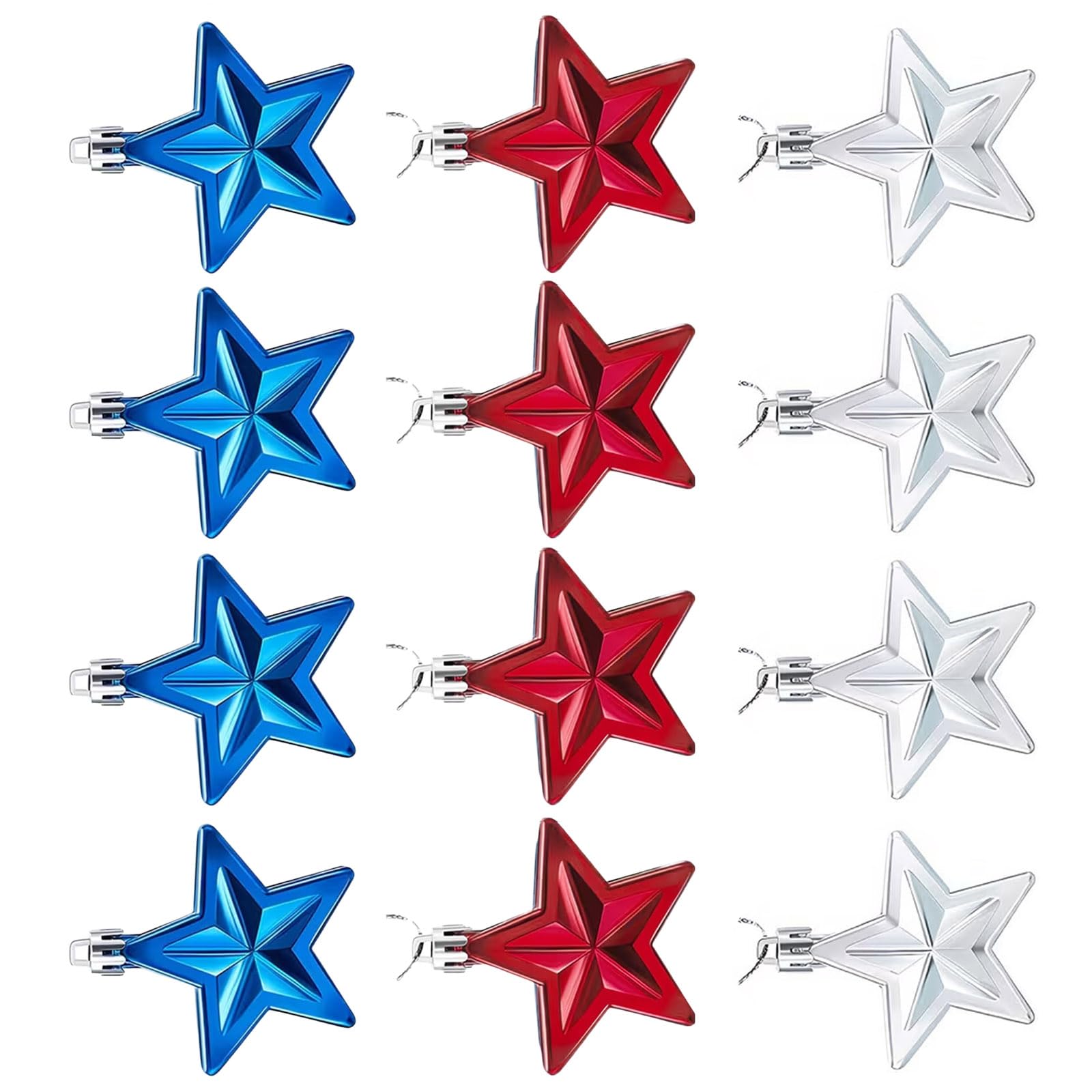 ZEPFJHE Blue Stars Holiday Decor Perfect for Festival Celebrations Star Garlands