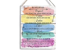 In This Office We Will Respect Everyone Wood Sign Decor