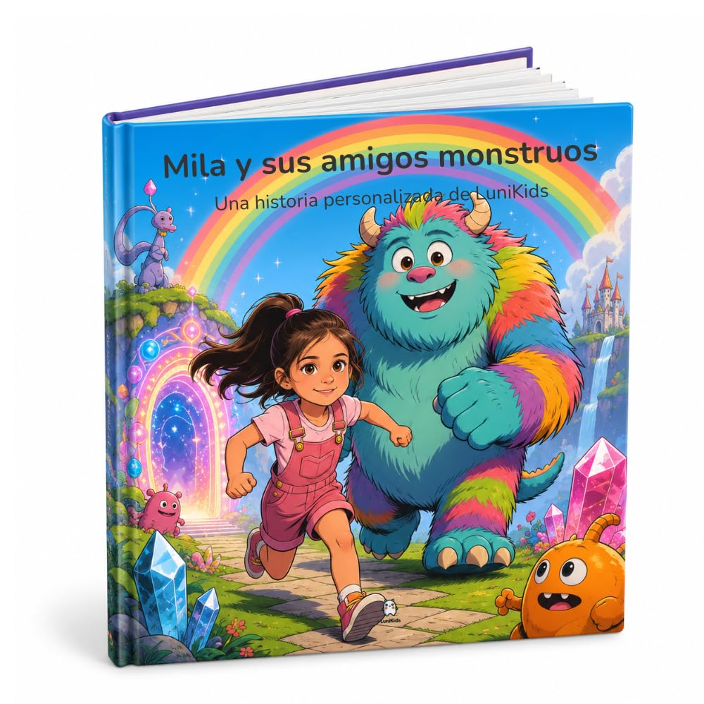 Libro Infantil Personalizado Estilo Cómic – Historia Única e Ilustraciones Personalizadas | Aventura a Medida con Nombre, Personaje, Temática e Historia | Regalo para Niños (Tapa blanda)