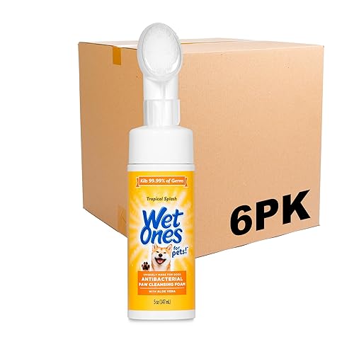 Wet Ones for Pets Antibacterial Dog Paw Cleaner with Built-in