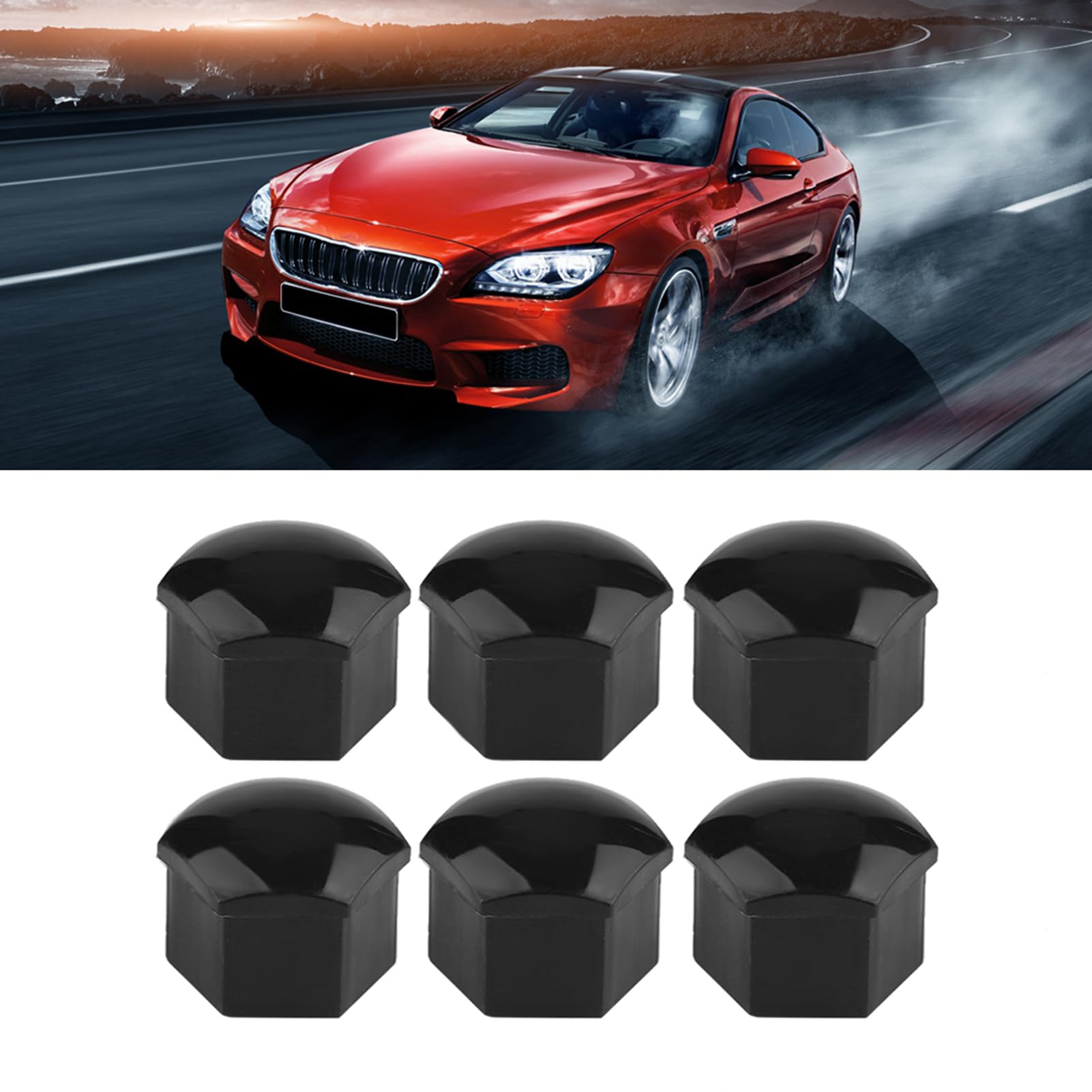 Set 20 Coperchi Antipolvere Per Dadi Ruota 17mm - Grigio, In Nylon PA66. Protezione Antigraffio, Antiruggine E Antifurto. Universali Per Auto.