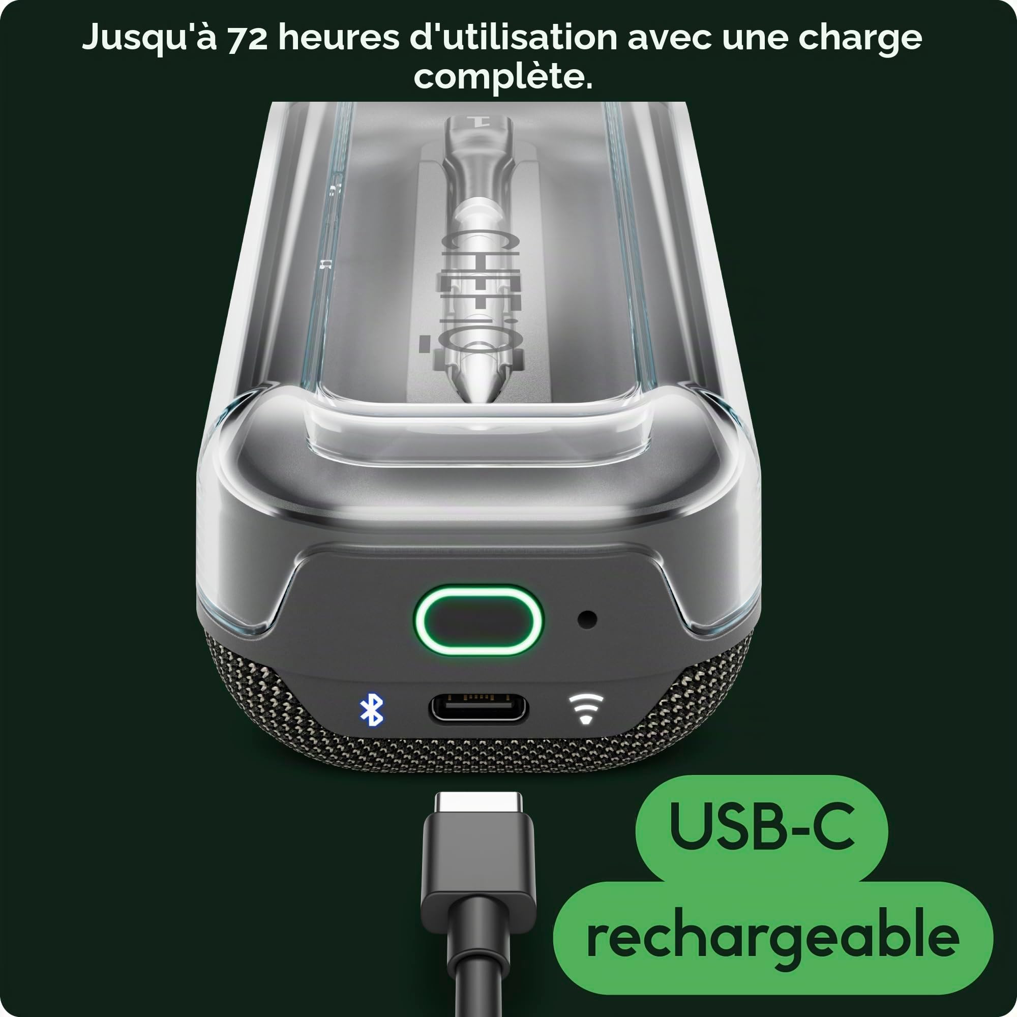 CHEF iQ Sense Thermomètre à viande sans fil intelligent avec sonde ultra-fine, Bluetooth à portée illimitée, thermomètre à viande numérique pour la surveillance à distance du barbecue, four, fumoir,