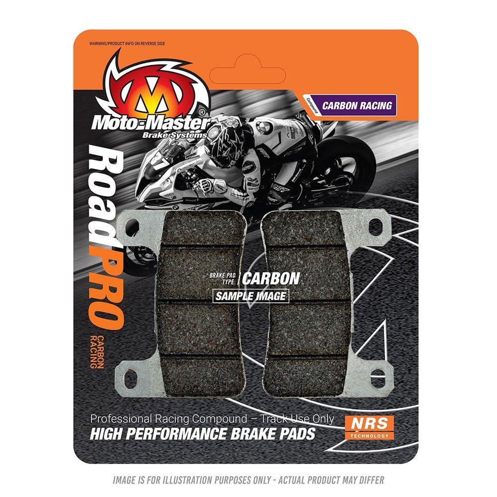 Moto Master Pastiglie Freno Moto Stradale RoadPRO Carbon Racing con tecnologia NRS specifiche per Uso Esclusivo su Pista