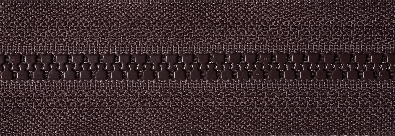 YKK Reversible Zip, No. 570 Brown, 61 cm Length - Image 2