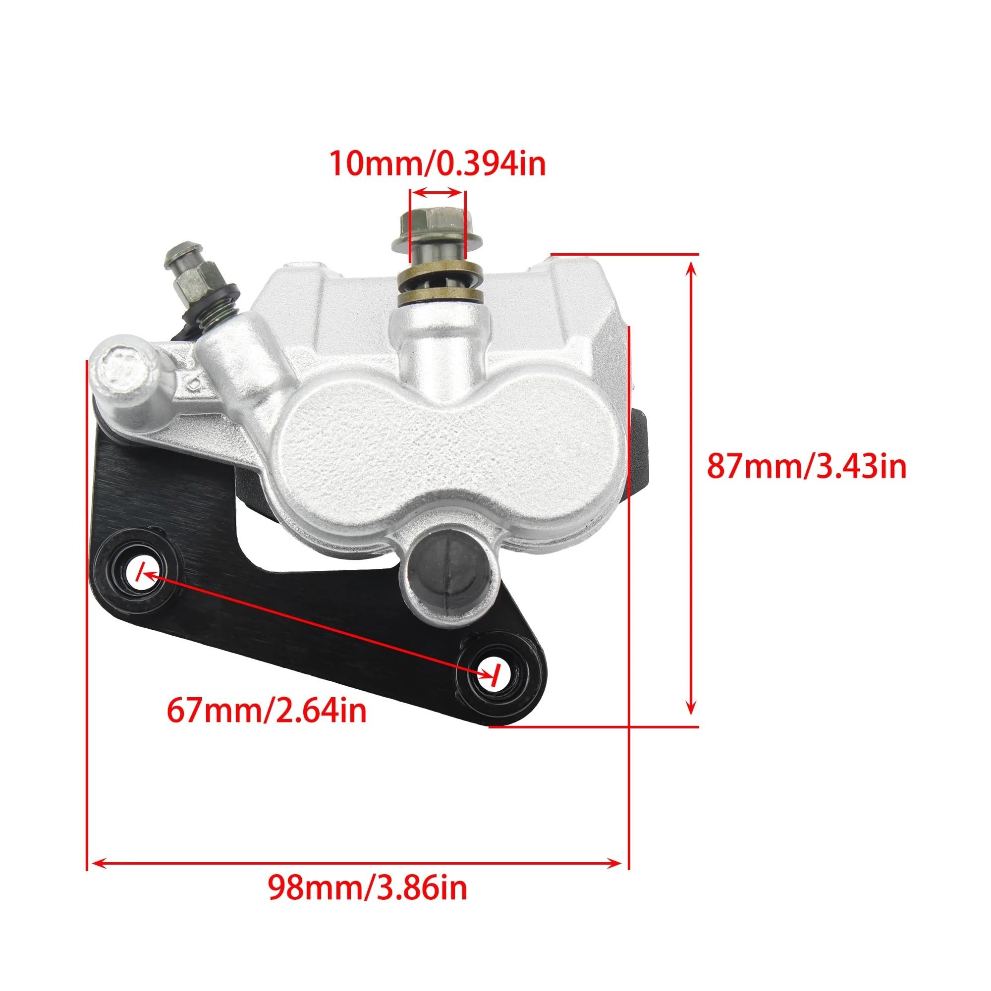 Compatible con Cilindro Maestro de Pinza de Freno hidráulico de Scooter