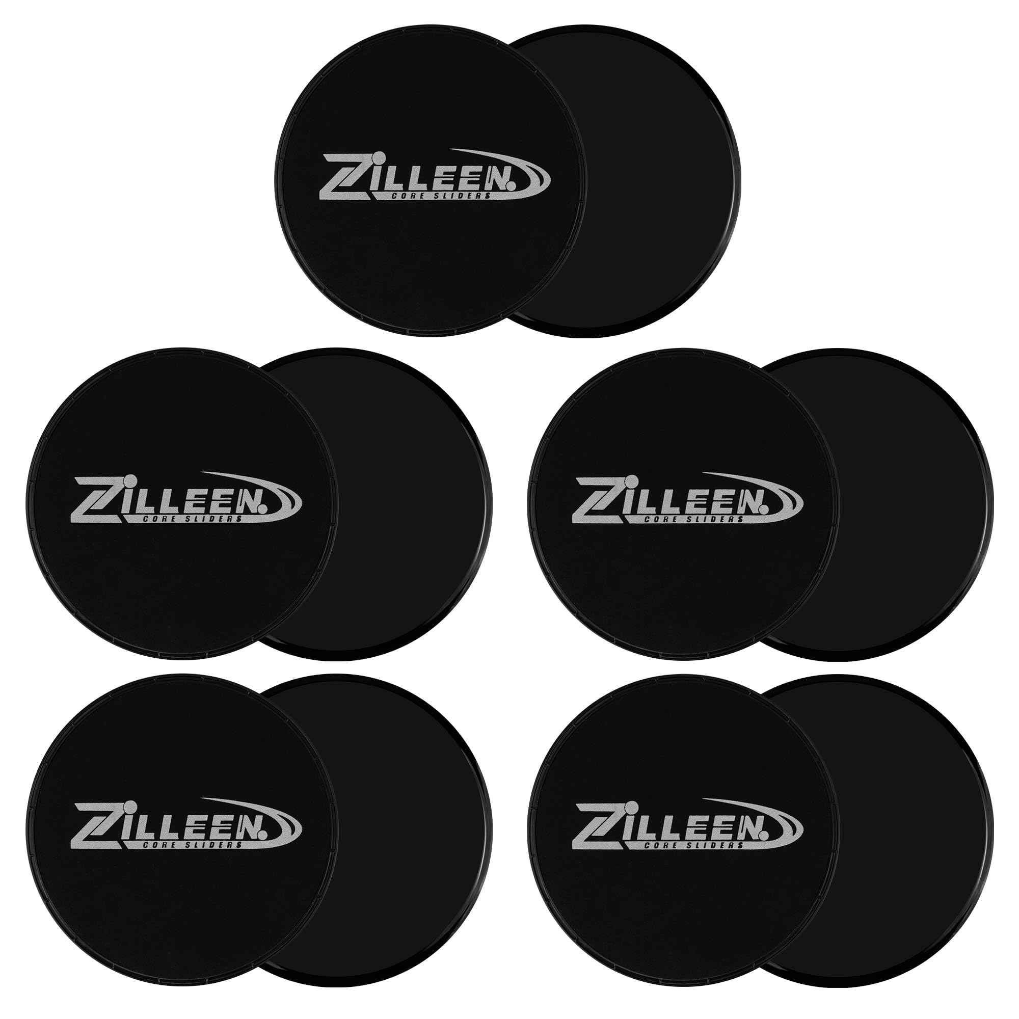 ZILLEEN Deslizadores de núcleo de ejercicio para entrenamiento, pilates, discos deslizantes