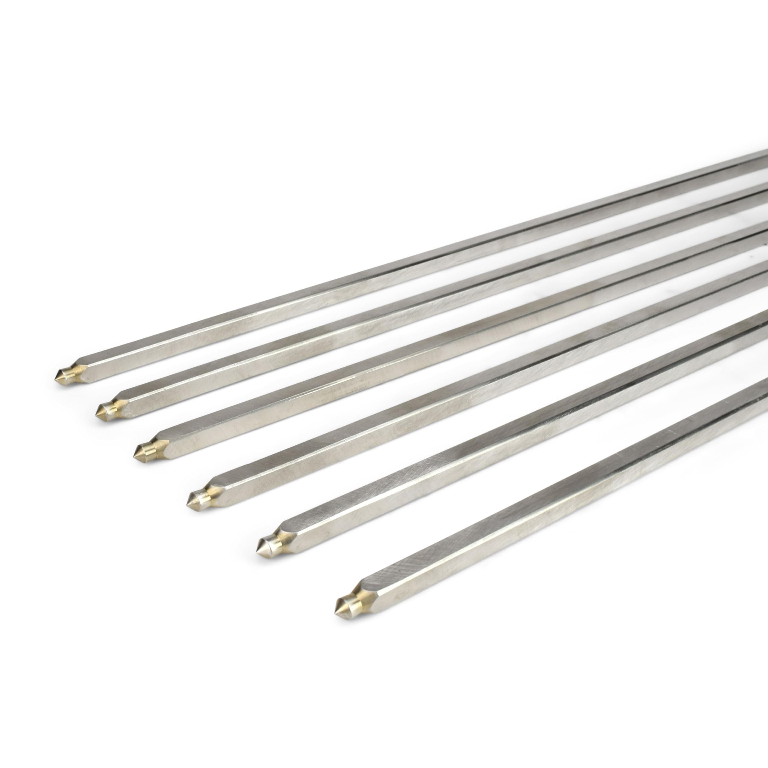 Grillrost.com Das Original 6 spiedini di Ricambio in Acciaio Inox per Il Supporto per asado