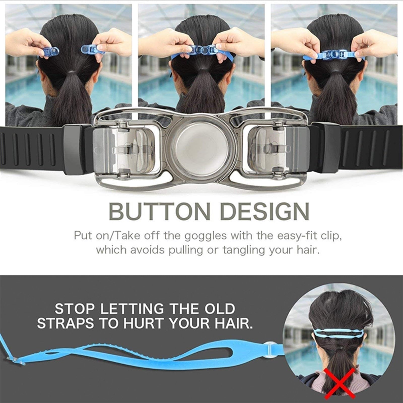 Occhiali Da Nuoto Occhiali da nuoto for adulti anti-appannamento protezione UV uomo donna occhiali da nuoto occhiali da nuoto in silicone regolabili impermeabili