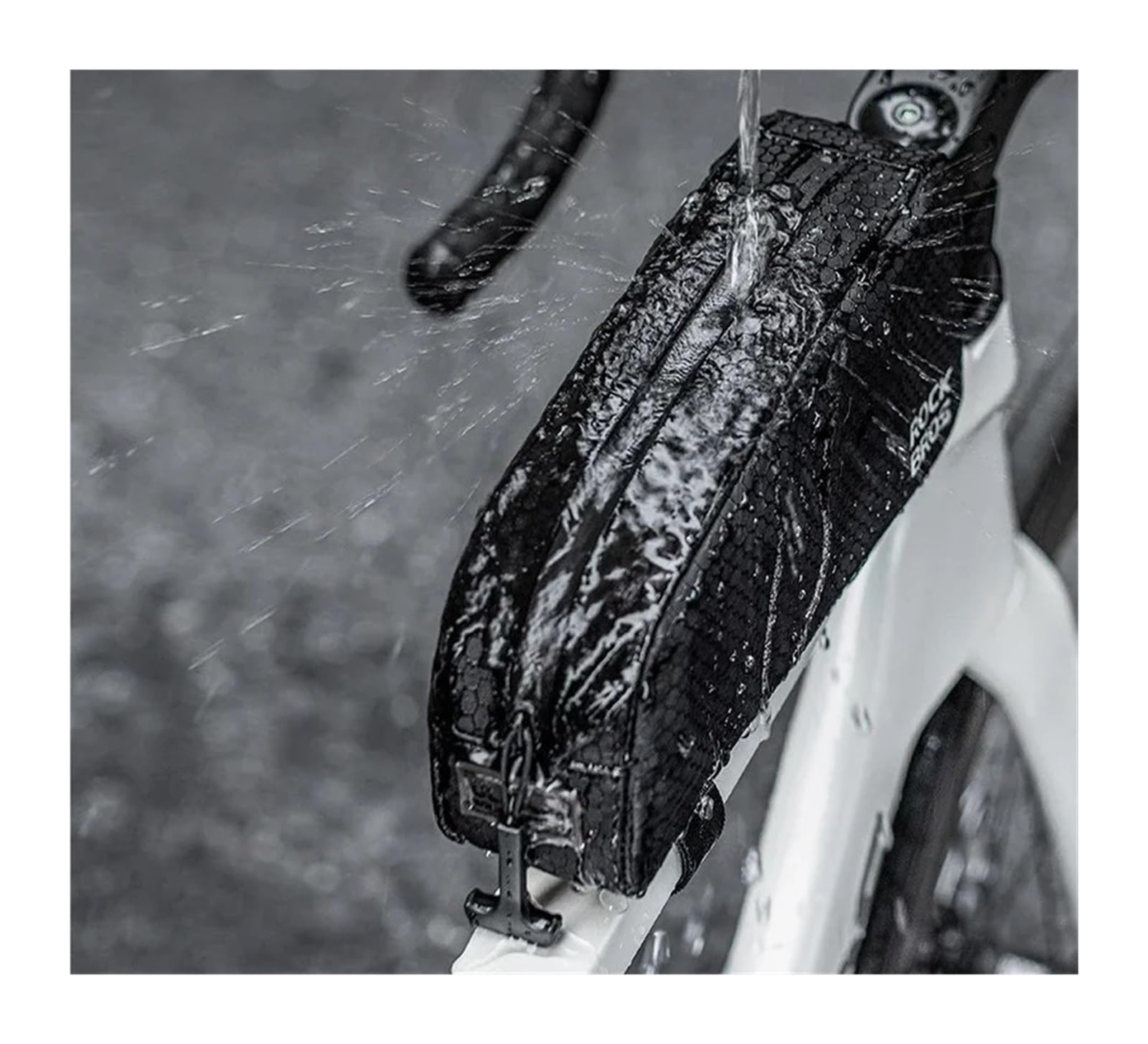 Xi Yu Borsa for telaio anteriore con tubo superiore for bici da 1 pezzo | Pendolarismo quotidiano, deposito biciclette all'aperto(Top Tube Bag 0.9L)