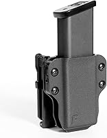 Vista 1 de Funda de cartucho de Kydex, Forcenter - Portacargador para cinturón OWB para cartuchos de 9mm/.40 de una sola y doble pila - Dispositivo