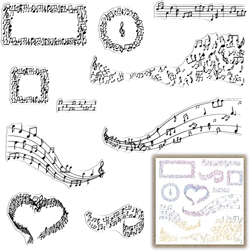 Sellos transparentes de hojas para hacer tarjetas, marco de flores de hojas onduladas, sellos de goma transparente, sellos de encaje para hacer