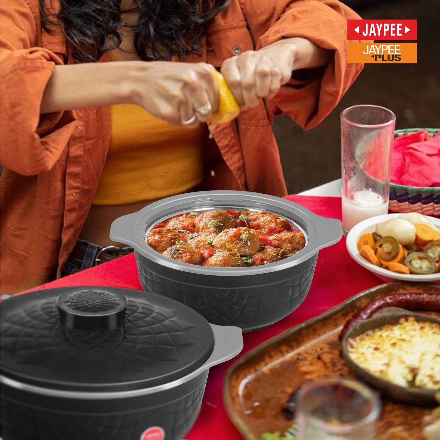 Jaypee Micro Chef Inner Stainless Steel Serving Casserole Set