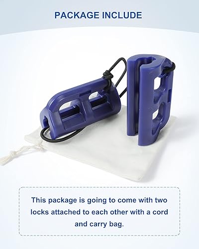 Miniatura 7 de Bloqueos de dirección hidráulicos, clips de dirección de motor de barco, evitan el balanceo del motor en remolque, viene con un par de topes de