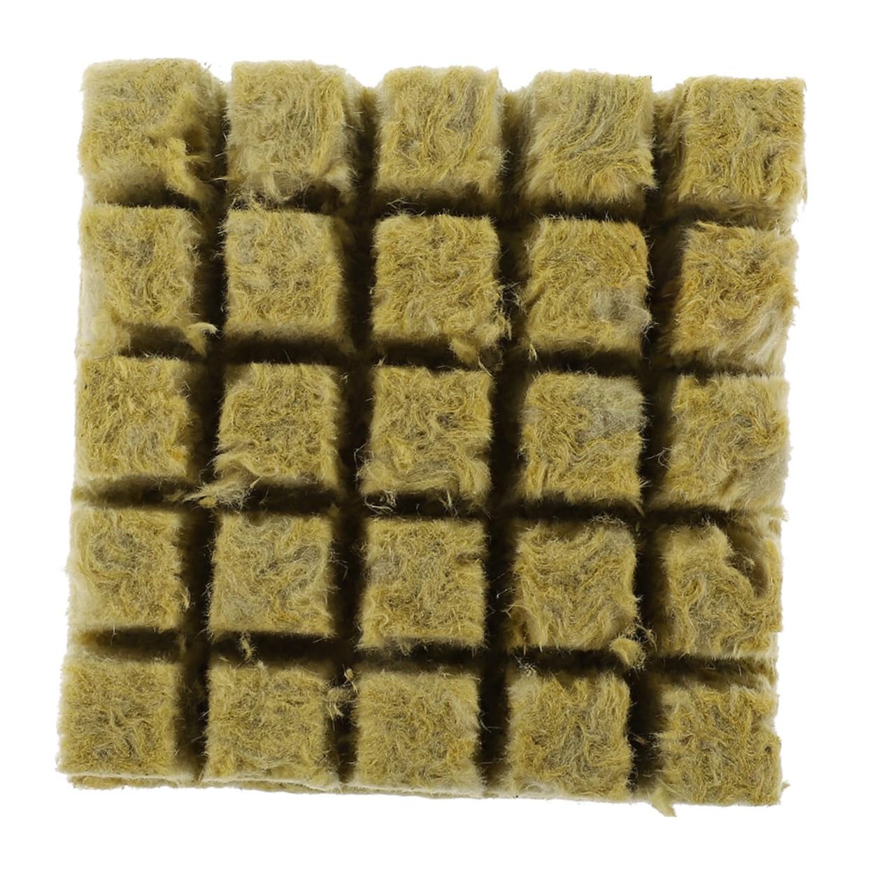 Didiseaon 2 Set Blocco di Piantine Blocco Fuori Suolo Idro Blocco di Coltivazione Spine Cubetti di Coltivazione Fuori Suolo Blocco Agricolo Lana di Roccia 100 Pezzi * 2
