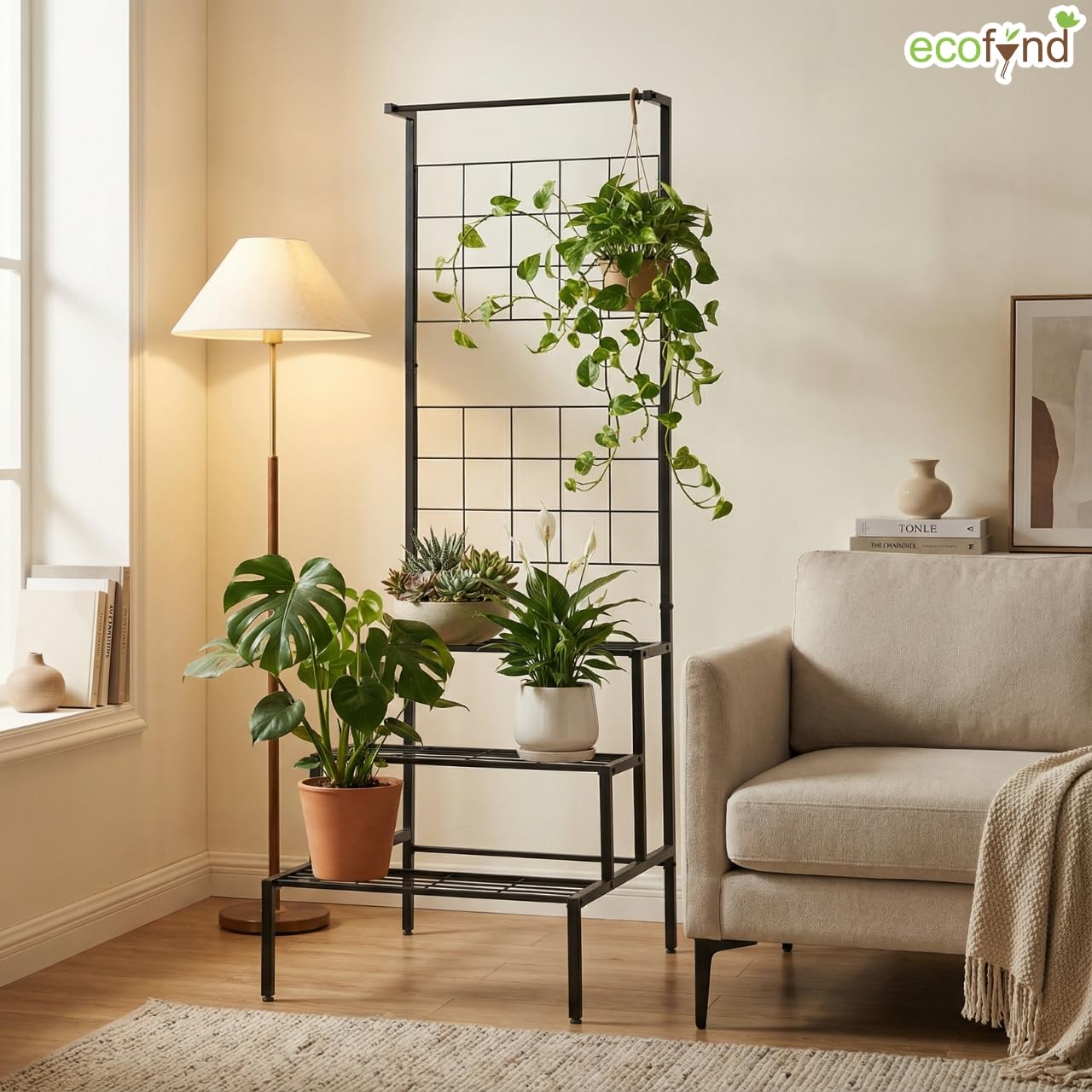 Bloom Plant Stand - Outdoor & Indoor Metal Stand -6