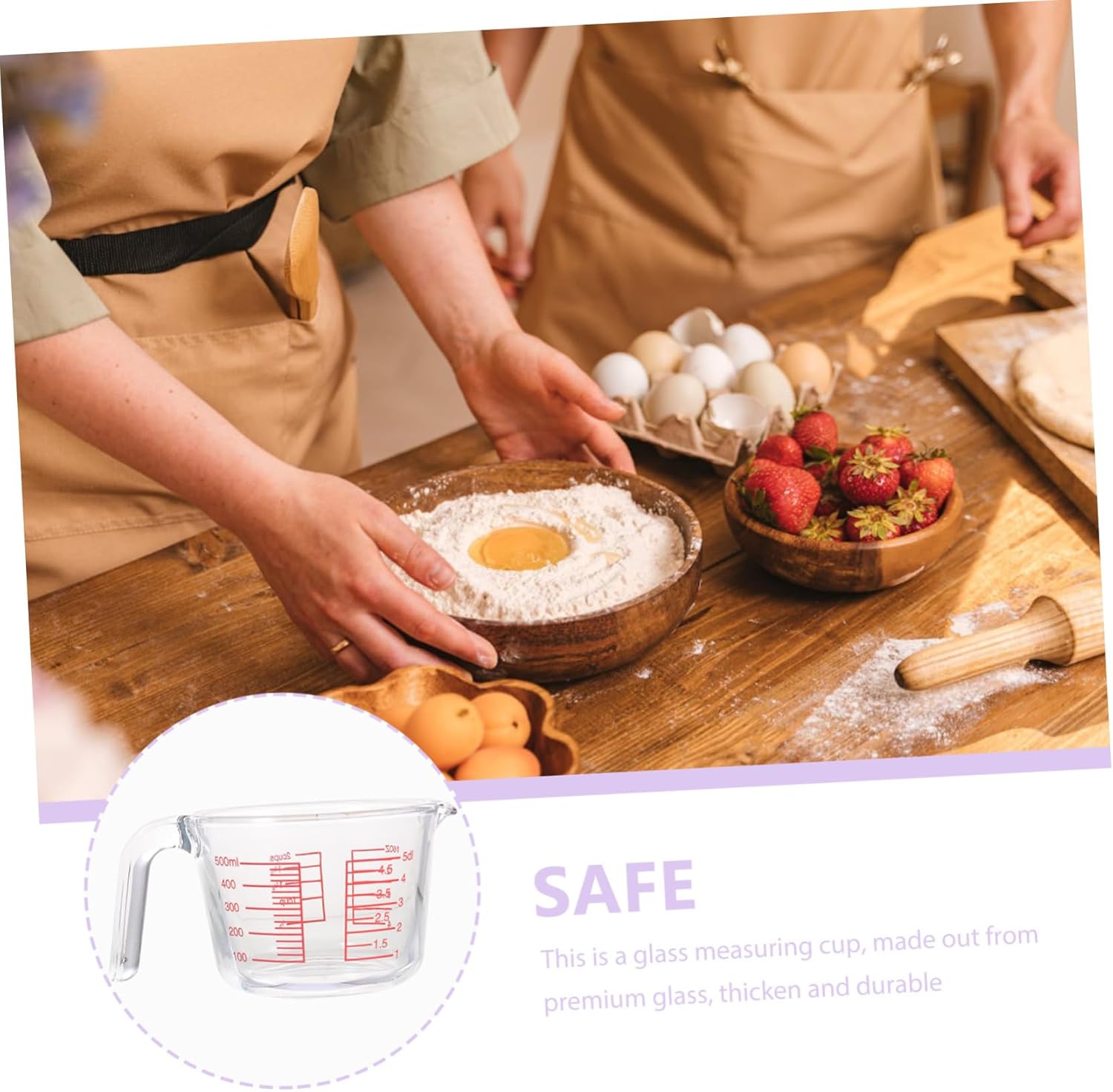 Multi-function Measuring Cup Scale High-temperature Resistant Kitchen Tool for Accurate Liquid Measurements