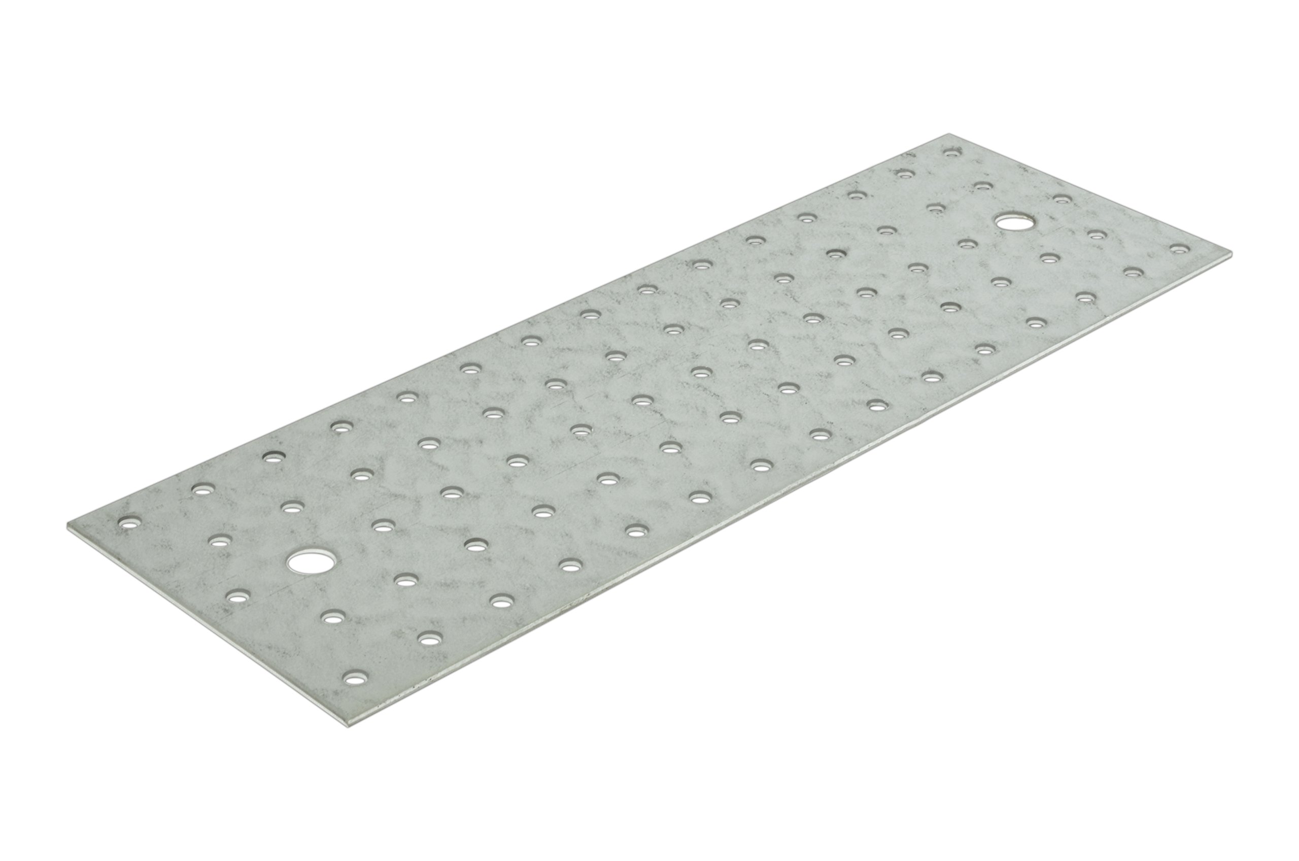 Helmecke & Hoffmann * Lochplatte 30 x 10 x 0,2 cm | sendzimirverzinktes Feinblech | Lochblech Flachverbinder für tragende Zwecke | Made in Germany (10)