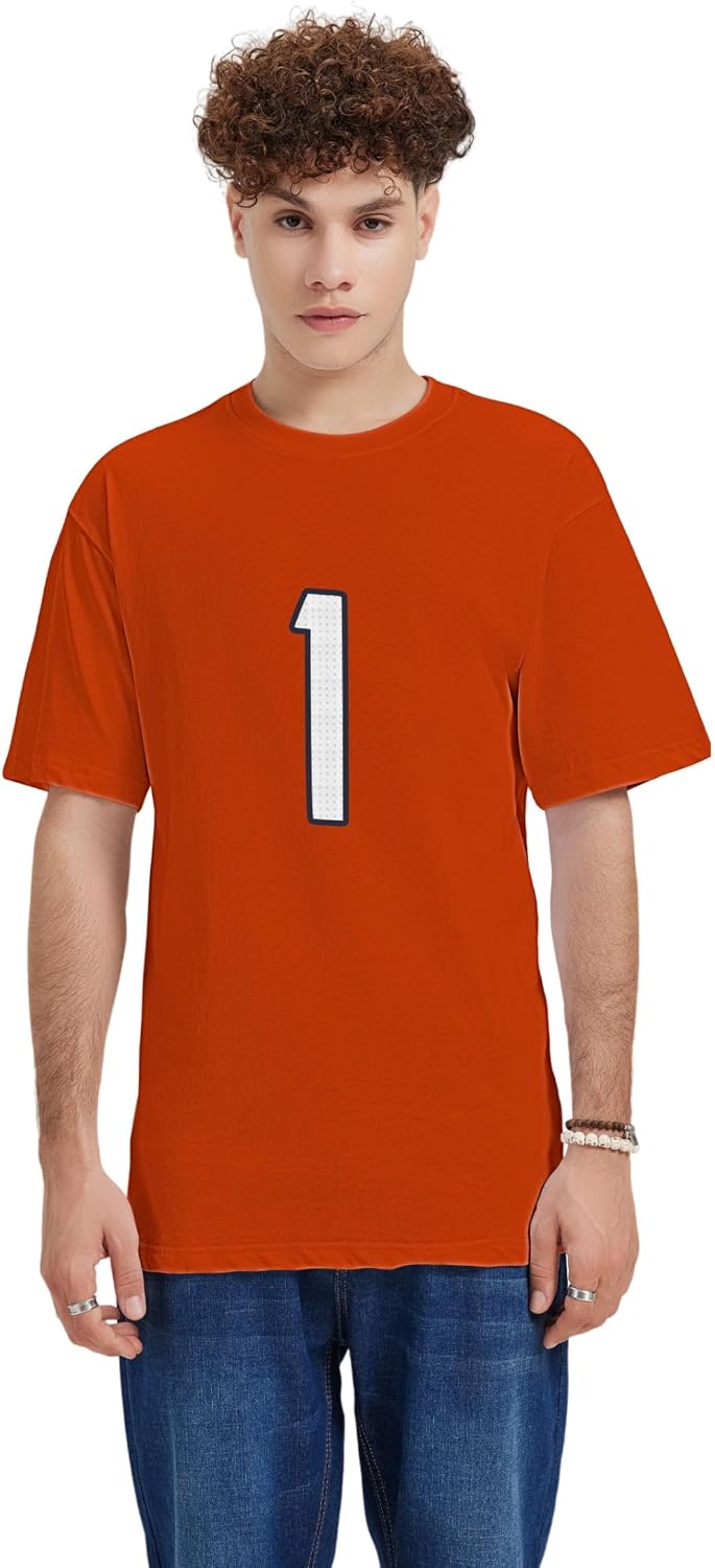 Mens/Women/Kid Football Stitched T-Shirt