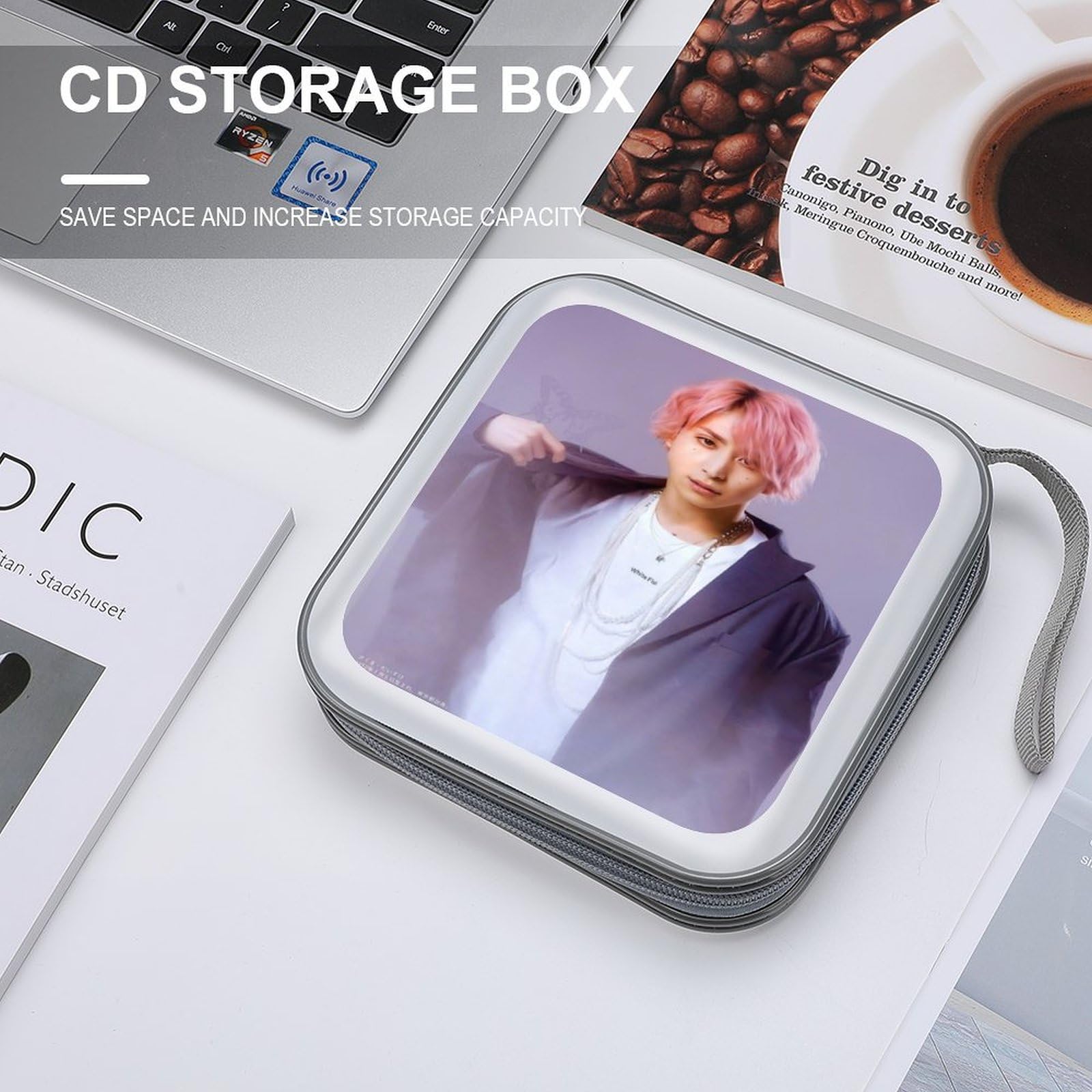 Amazon.co.jp: 佐久間大介 CDケース DVDは40枚収納できます ィスク収納