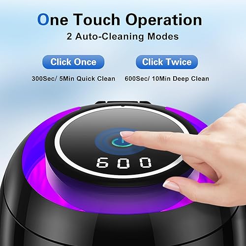 Miniatura 2 de Máquina limpiadora ultrasónica para dentaduras, joyas, protector bucal, limpiador de protector nocturno, retenedor de limpiador ultrasónico de 30 W,