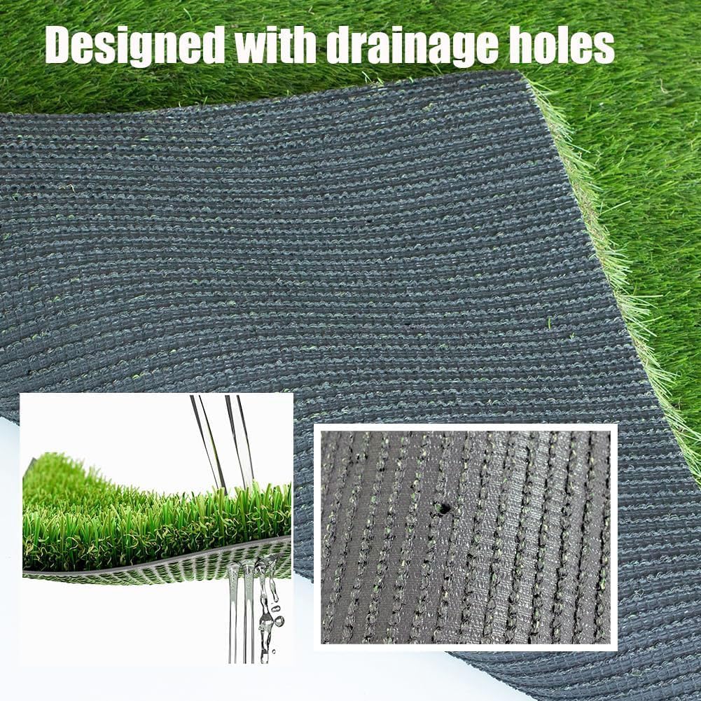 Artificial Grass Turf, 1.77" ultrathick Astroturf Fake Grass Carpet 2x71FT,Indoor Outdoor Pet Faux Synthetic Grass Astro Rug Carpet for Garden Backyard Patio Balcony