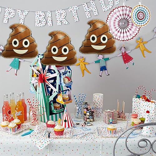 Miniatura 6 de 6 globos grandes para caca de aluminio, divertidos globos de aluminio para fiestas, adecuados para varias decoraciones de fiesta