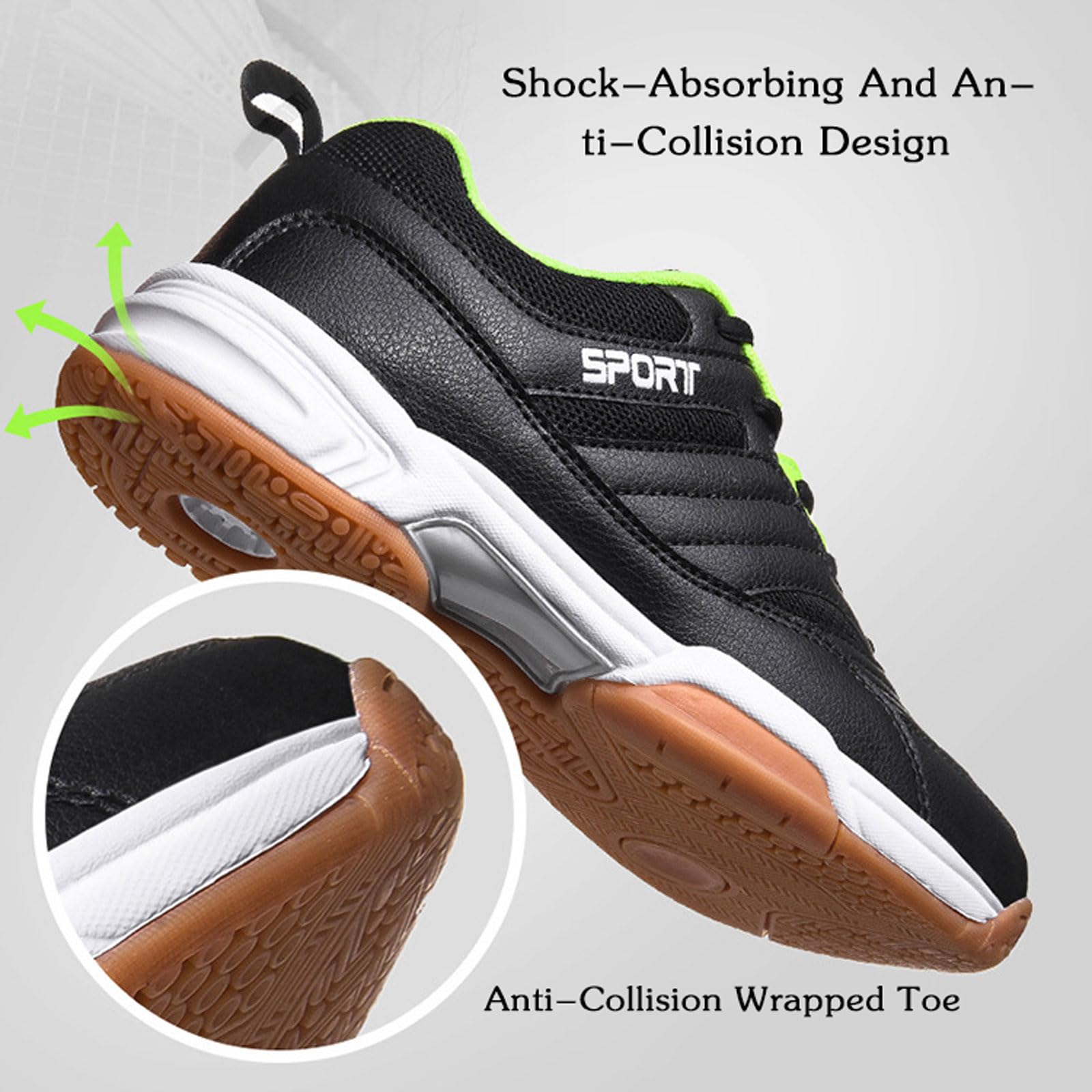 Zapatillas Tenis,Zapatos De BáDminton Hombre,Zapatillas De Squash De Voleibol Ligero Antideslizante Zapatos Deportivos Hombre Zapatillas Voleibol Hombre Mujer,Fitness,Deportes,Adulto