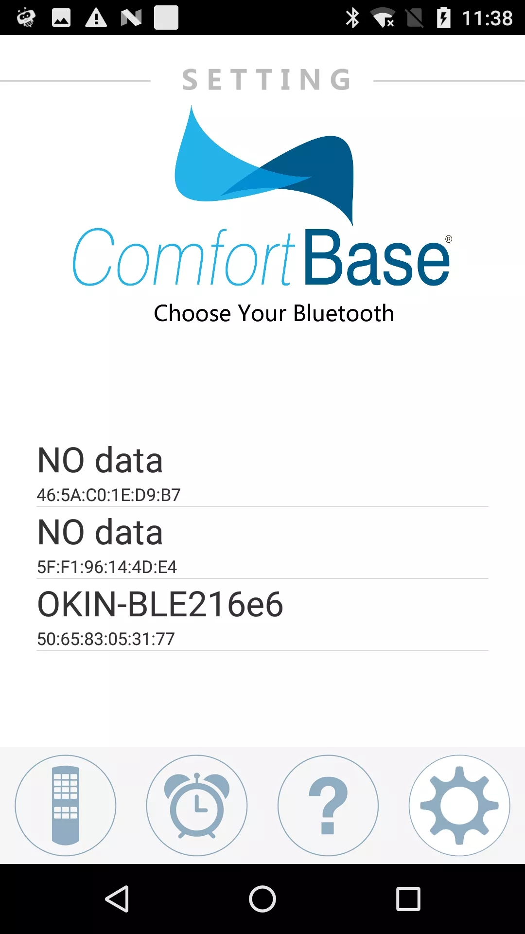 Comfort/base Remote ComfortBaseForBlueTooth - App on Amazon Appstore