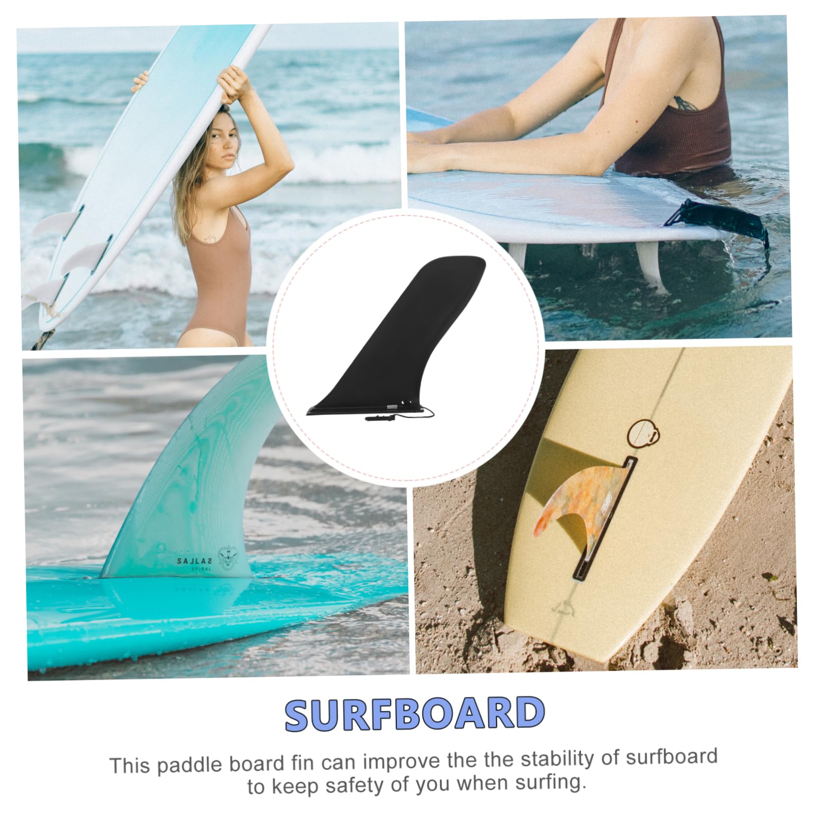 Paddle Board Fin | Replacement ISUP / Paddleboard Fin - - Surf