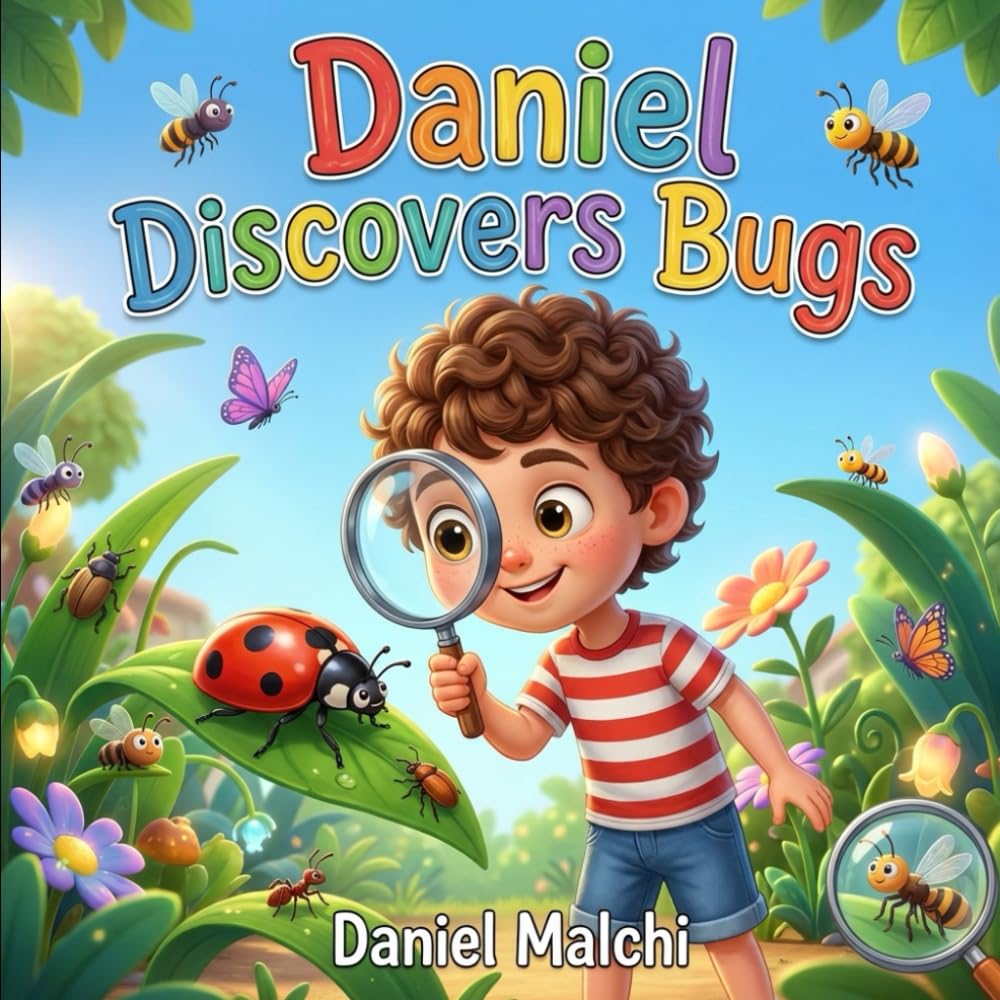 Daniel Discovers Bugs: A Fun Backyard Adventure Book for Kids About Insects, Nature, and Overcoming Fear (Daniel Discovers Series)