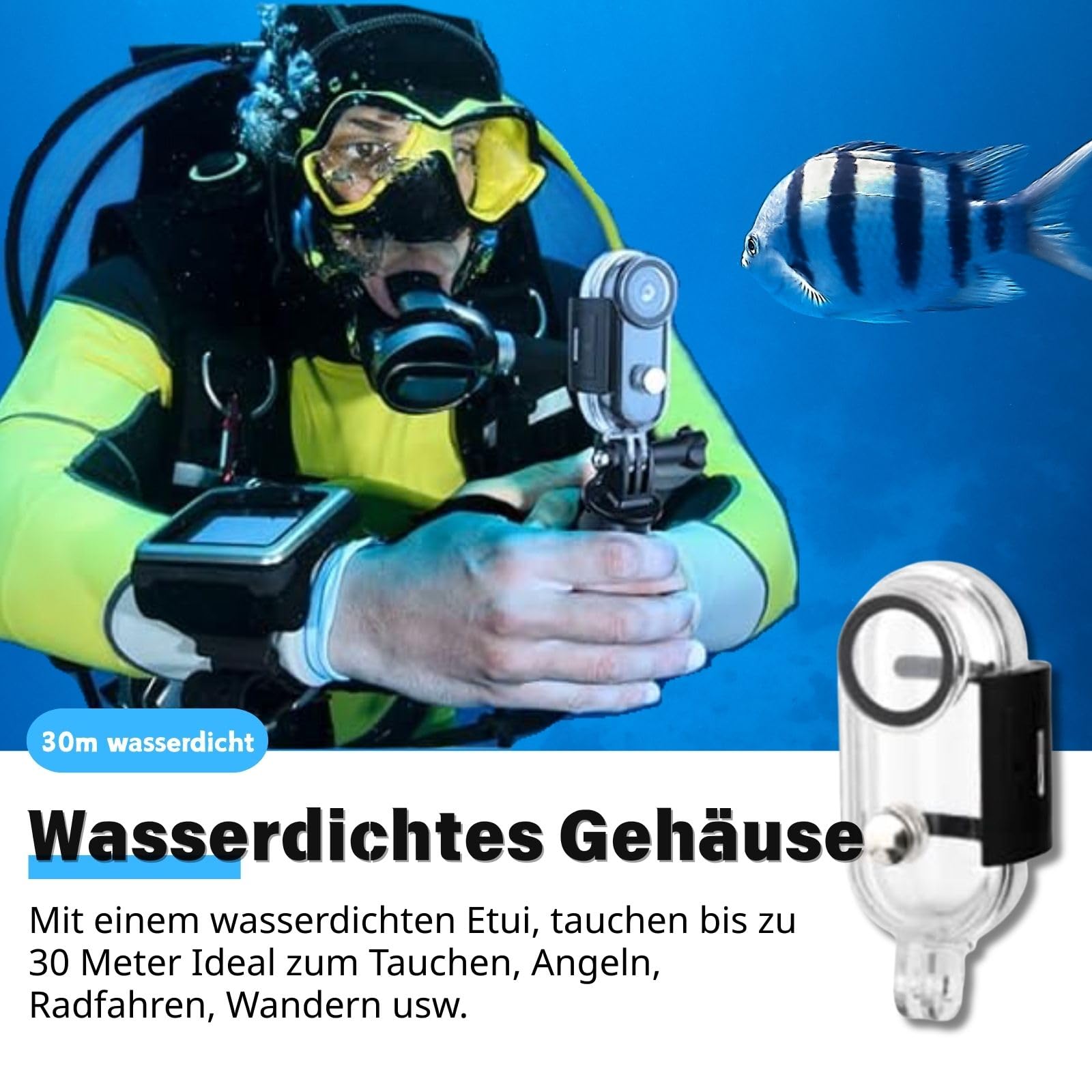 128G 4K Daumen Action Kamera, winzige Größe, Mount überall, kleine Körperkamera mit Federclip, tragbares Vlogging, Handsfree POV Aufzeichnung, Helm Cam für Radfahren, Motorrad(4k-P-128G)
