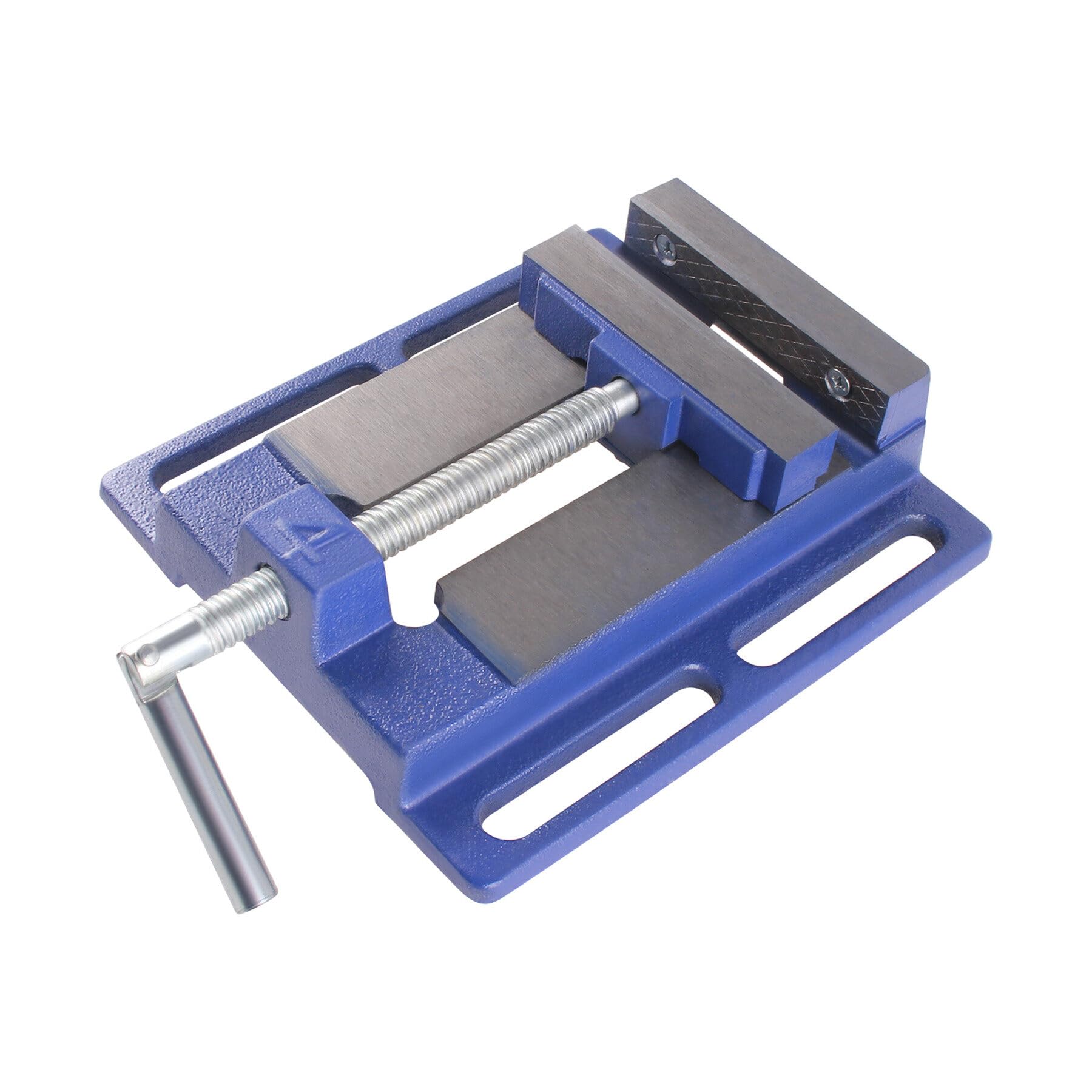 100mm Maschinenschraubstock Schraubstock Säulentisch Bohrschraubstock Tischbohrer Schraubstockklemme für Werkstatt Fräsmaschinen
