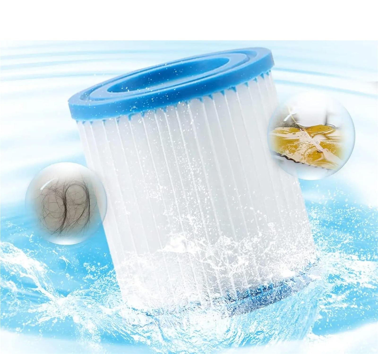 Cartuccia Filtro Piscina Tipo H, Compatibile con Intex, 29007 28601 28602(4pcs)