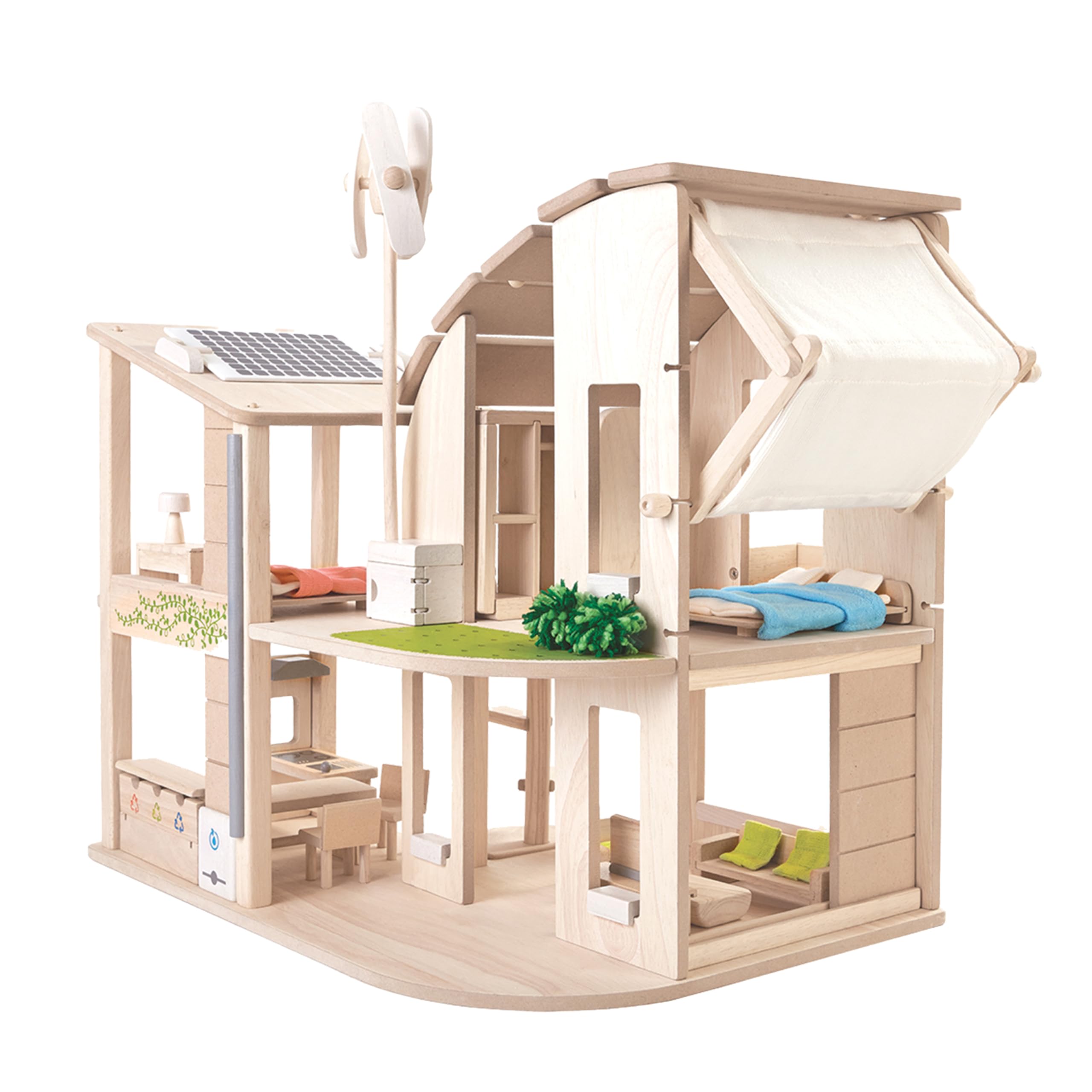 PLANTOYS 木製ハウスと家具セット 楽天市場】木のおもちゃ プラントイ Plantoys 家具付きグリーンドール