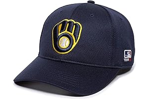 Milwaukee Brewers Q3 Sport Wicking Navy Blue Hat Baseball Cap
