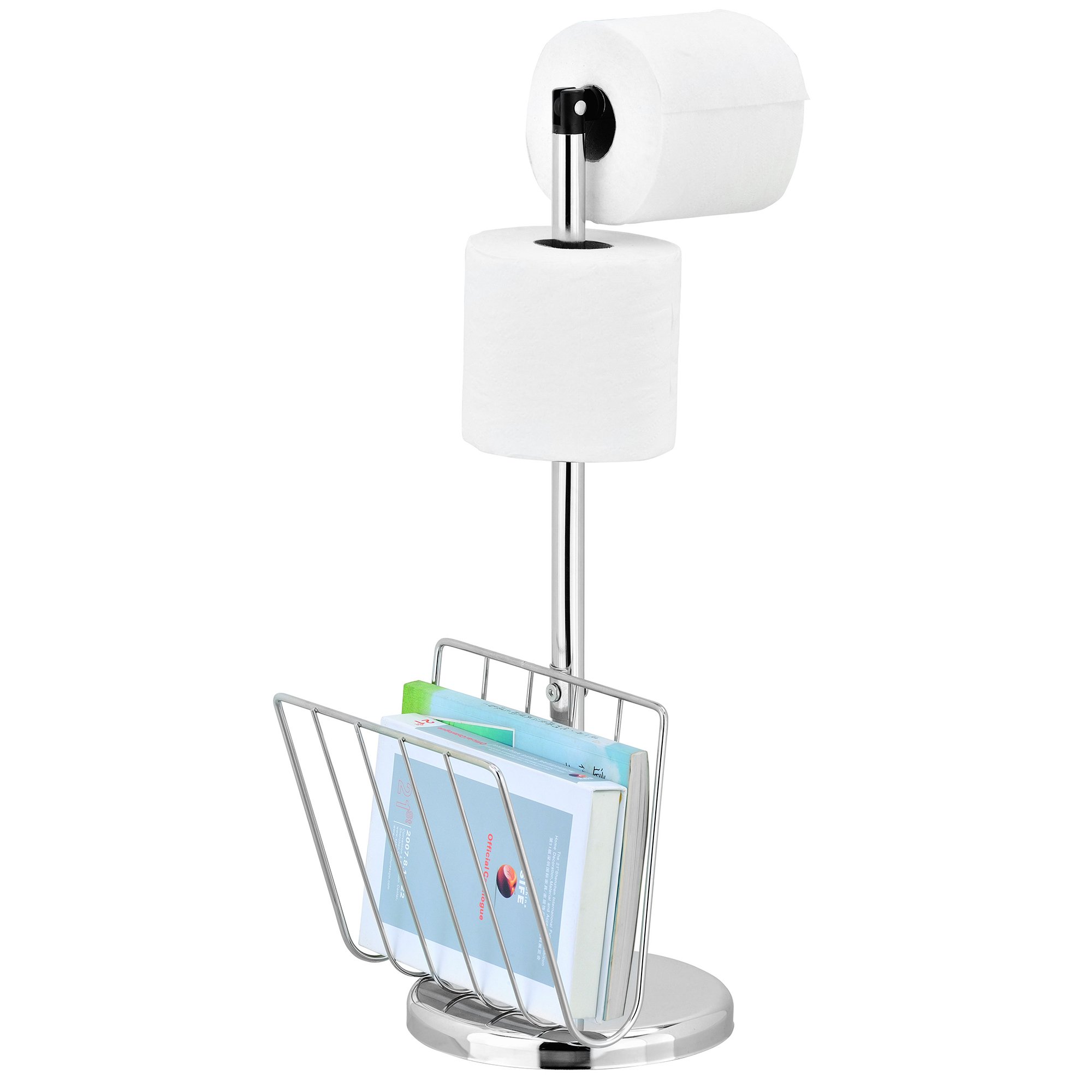 Walplus Furinno Wayar Toilet Paper Holder With Magazine Stand from B&Q