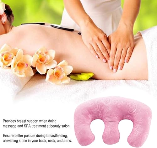Miniatura 6 de Suave Almohada De Pecho Desmontable Cojín De Pecho Almohada De Apoyo Para Senos Cojín Femenino Para SPA Salón De Belleza Mesa De Masaje Para Un